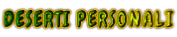 DESERTI PERSONALI